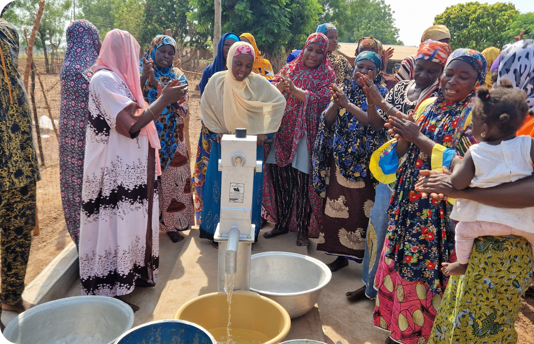 Water Impact Network team on the water